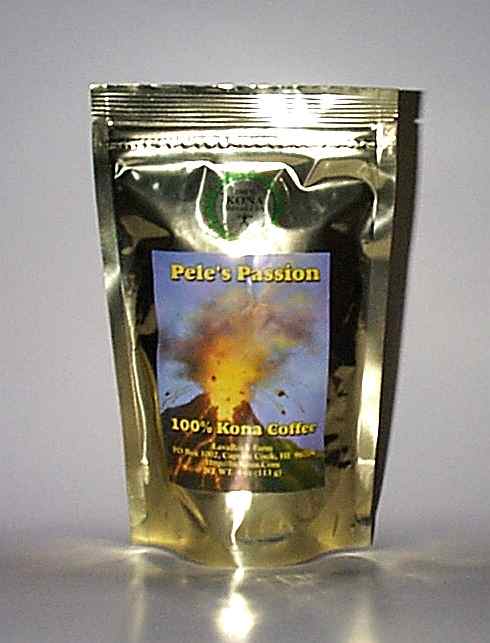 Pele's Passion 100% Kona Coffee - 4oz - Ground - Medium