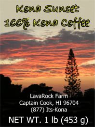 Kona Sunset 100% Kona Coffee