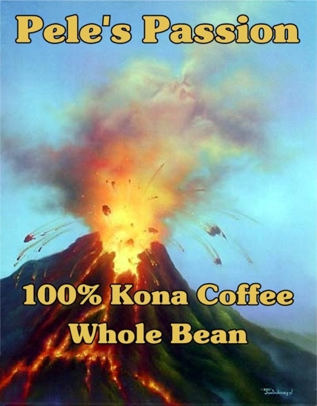 Pele's Passion 100% Kona Coffee - 4 oz - Whole Bean - Medium